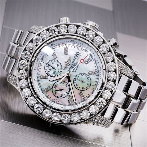 breitling super avenger mop|Breitling Super Avenger Diamond Bezel .